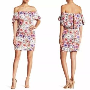 ALEXIA ADMOR Off-the-Shoulder Floral Dress